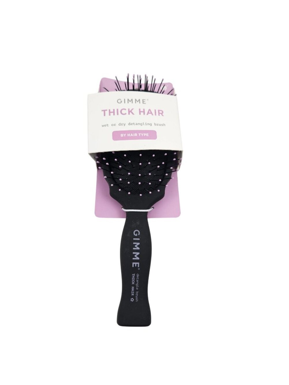 Gimme Detangling Hair Brush Thick Hair Wet or Dry Comfort Grip Handle NIP